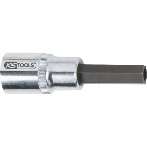 KS Tools - Douille 6 pans avec alésage 10,mm, Ø 6 mm pour buse d'injection - 152.1086