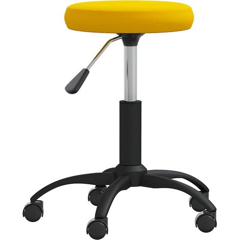 Sedia da Pranzo Sedia da tavola Sedie per cucina Giallo Senape in Velluto (1/5)