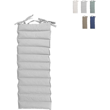 Cuscino imbottito per lettini da esterno 180x60 cm in poliestere idrorepellente Cushy - LightGrey (1/4)
