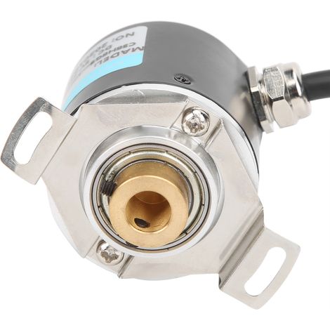 Encodeur incrémental ABZ 3 phases à arbre creux 6mm, réducteur pour moteur DC 5-24V (C38S6G5500ZG24N) (1/5)