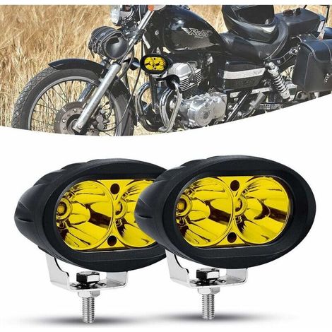 Green Mobility – Phare LED pour moto – 20 W – Éclairage jaune tout-terrain (1/5)