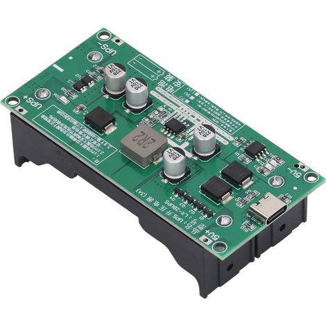 12V 350mA Boost-Ladegerät für 18650 Lithium-Batterien, 15W 3A Hochleistungs-USV, Spannungswandler mit Schutzschaltung, Schnellladung (1/5)
