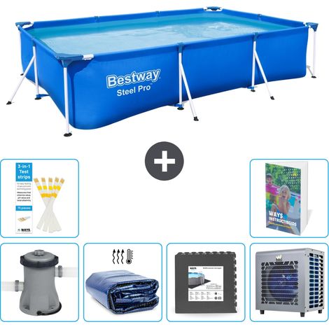 Bestway Steel Pro Rechteckig - 300x201x66 cm - 7-teilig  S190 (1/5)