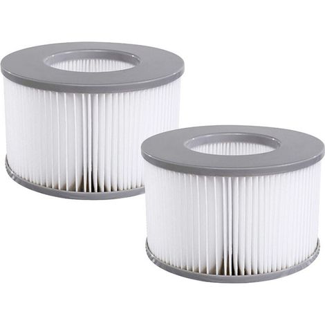 Lot de 2 cartouches filtrantes de rechange pour piscine gonflable Mspa, jacuzzi (1/5)