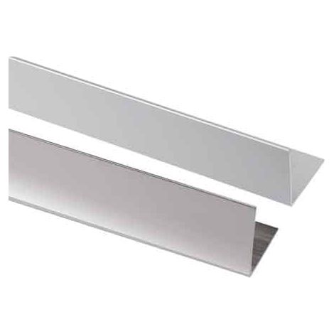 PROFILO PER RIVESTIMENTI ANGOLARI 30x30x1 mm-  Satinato - barra 2 mt 855 - 10 metrilineari- ARCANSAS