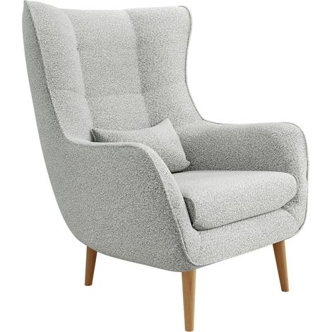 Sillón Comfivo Ulmus VI, Lambi 11, 106x80x95cm, Tapiz, Patas: Madera, 0, Parcialmente montado (1/5)