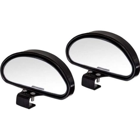 Conduite Accompagnée D\'angle Mort RéTroviseur Conduite Accompagnée pour Tous Les Voitures Miroir Convexe Angle réglable (2Pcs) (1/4)