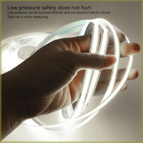 Cocosity Lumière à LED à COB Cob LED Light Light 320leds 110lm Adhesive Uniform Natrual Flexible Tape linge bande 6000k blancs (1/5)