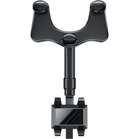 Soporte para teléfono en el espejo retrovisor del coche, soporte universal multifuncional ajustable de 360° para teléfono móvil y navegación GPS, giratorio y retráctil. (1/5)