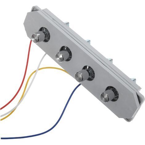 Interrupteurs De Clavier En Plastique Pour Hotte Aspirante 4 Boutons Pièces Détachées Remplacement Facile Compatible La Cuisine Et Restauration (1/5)