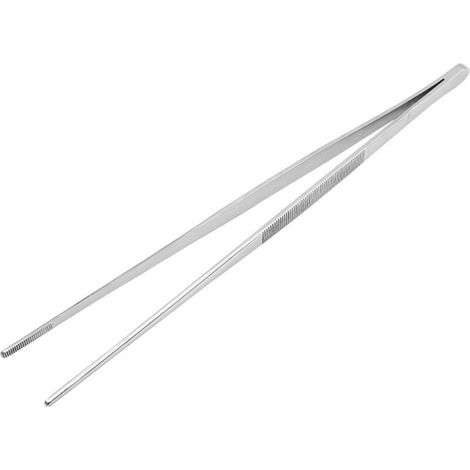 Set of 1 kitchen tongs - for barbecue and grilling accessories Stainless steel - AquaForge (1/5)