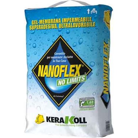 MEMBRANA IMPERMEABILIZZANTE 'NANOFLEX NO LIMITS' KERAKOLL 20 Kg Q.TA 20