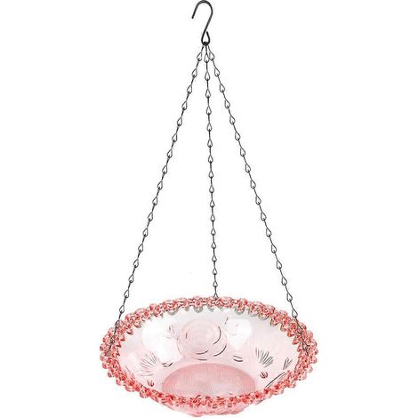 Vogelblumenförmiger Hänge-Vogelfutterspender/Vogelbad C--