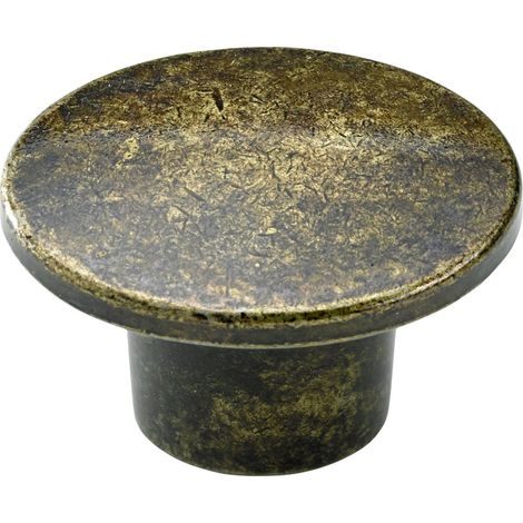 Hettich Möbelknopf Zinkdruckguss bronze Ø 32,0 mm - 1 Stück Möbelknöpfe