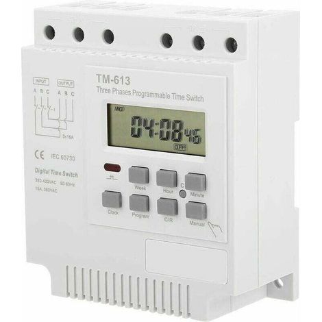 Programmable Timer - 380V Timer TM-613 Timer Switch for Three-Phase Motor (1/5)
