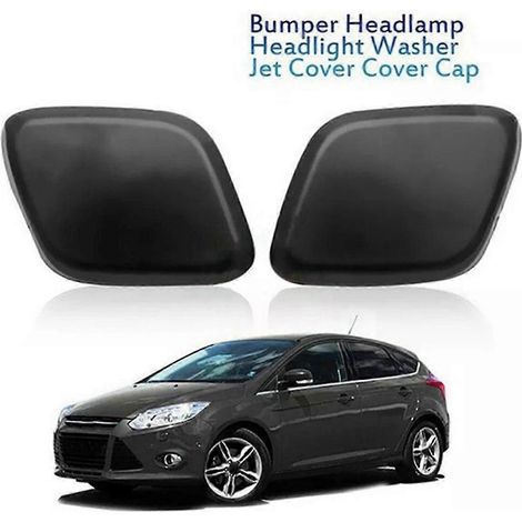Tapa de la boquilla del lavafaros para Ford Focus MK3 2012-2014 Parachoques delantero Rociador de agua para faros delanteros J