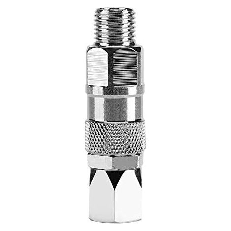12x 3x3xcm Sprayer Connector, 1/4 inch 360 Degree Rotating Stainless Steel High Pressure Airless Spray Gun Hose Fitting Swivel Connector Sprayer Accessories