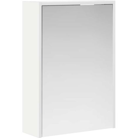 Maison Exclusive - Badezimmerspiegelschrank Weiß 43 x 16 x 62.5 c