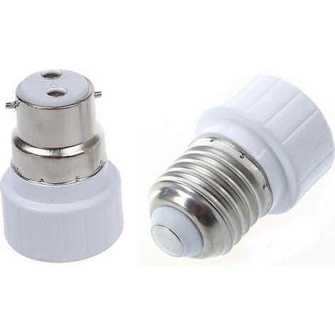4 adaptateurs de douille E27 vers GU10 pour ampoules LED et 5 adaptateurs de douille B22 vers GU10 pour ampoules LED (1/5)
