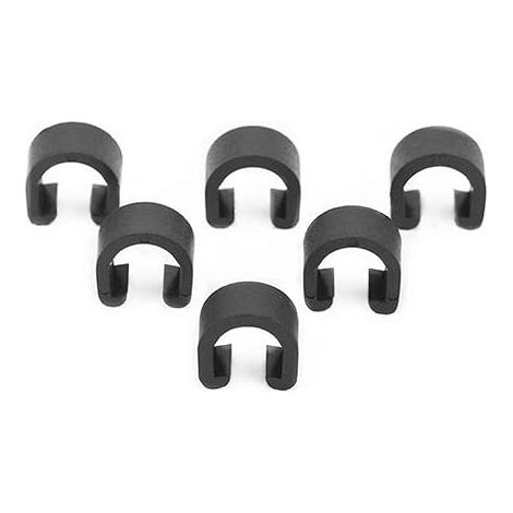 100 Pièces Cyclisme VTT Vélo Câble C-Clips Boucles de Logement Gaine Guide de Guidage Frein Dérailleur (1/5)