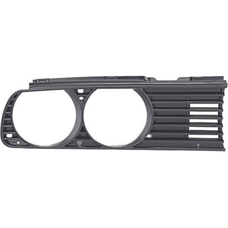 Grille de calandre avant droite noire BMW Serie 3 E30 1982-1990