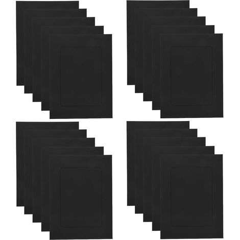 Cadres Photo Cadre Suspendu Créatif Lot de 30 en Papier Kraft Noir pour Mariage Style Minimaliste et Rustique pour Décoration Polyvalente et (1/5)