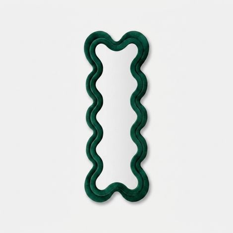 WALL MIRROR MONICA GREEN CM 58X4X160 (1/5)