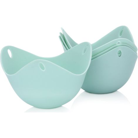 Set di stampi in silicone per uova in camicia Fiffig, 4 pezzi, duka