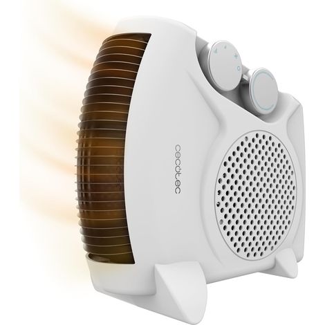Chauffage Électrique 2000W Blanc – ReadyWarm, Oscillation 65°, 3 Modes, Thermostat, 20 m² (1/5)