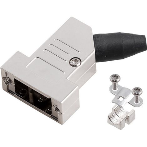 encitech DTSL09-SLRG-S-K 6560-0219-31 D-SUB Gehäuse Polzahl: 9 Zinkdruckguss 45 ° Metall 1 St.