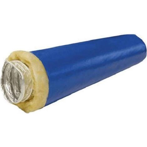 Atlantic – Conduit souple SPIREO laine de verre Ø 125mm 10m EP 25mm – Gaine VMC renforcée pour VMC – Étanchéité garantie – Isolation 25mm (1/5)