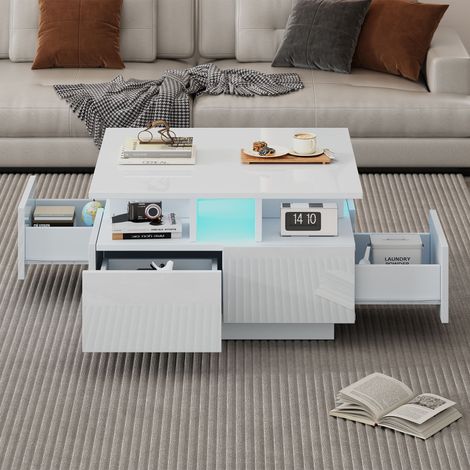 Modulares Sofa aus Stoff in Weiß 70 x 70 x 40 cm HOMAIRE (1/5)