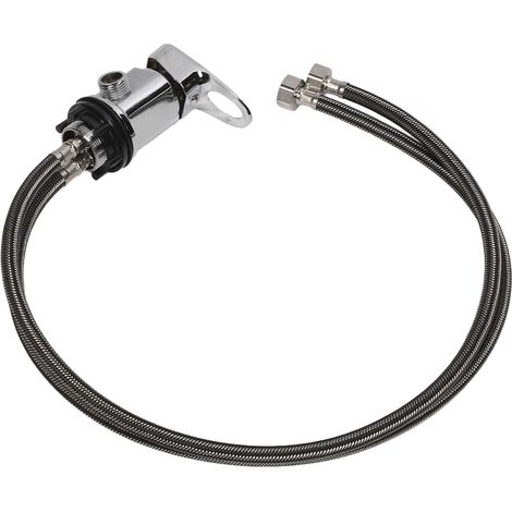 Robinet de shampoing portable avec robinet à cartouche céramique et flexible de 80 cm pour salon de coiffure (1/5)
