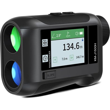 Télémètre télescope LCD Affichage Golf télémètre de Vibration Verrouillage for Le Chasse en Plein air Précis Mesure Distance Effort (1/5)