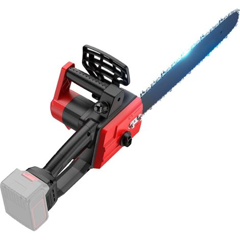 Tronconneuse a Batterie 12 Pouces, 1200W Tronçonneuse Électrique Sans Fil Compatible avec Batterie 18V, Scie à Chaîne Sans Fil pour Jardinage et Coupe de Bois (Sans Batterie ni Chargeur) (1/5)