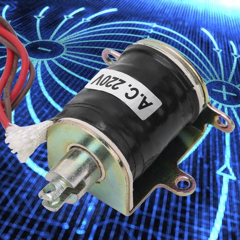 SAL-02 Wechselstrom-Solenoid-Elektromagnet, offenes Gehäuse, mechanischer Elektromagnet, 220 V Wechselstrom, 3 N, 10 mm Hub (1/5)