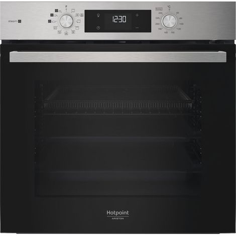 Hotpoint Ariston Forno da incasso HAO3 K78PSUF X. Dimensione del forno: Media, Tipo di forno: Forno elettrico, Capacità interna forno totale: 71 L. Posizionamento dell'apparecchio: Da incasso, Colo... (1/4)