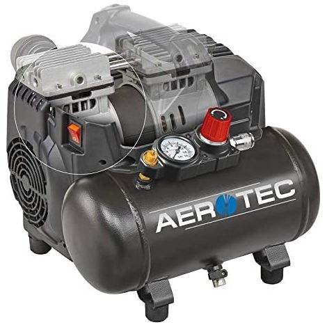 Aerotec SUPERSIL 6 Compresor 6L Negro 750W 8 bar (1/5)