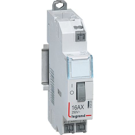 Legrand – Télérupteur unipolaire 16A 250V – Protection IP3XD – Température d'utilisation -25°C à +70°C – Bornes automatiques pour raccordement rapide