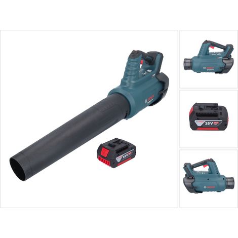 Soffiatore a batteria senza spazzole Bosch GBL 18V-750 Professional 18 V BITURBO + 1x batteria 4,0 Ah - senza caricabatterie