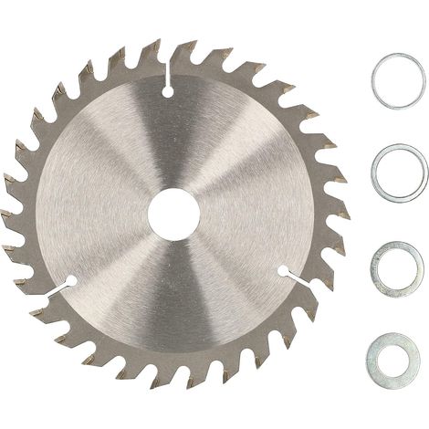 KOTARBAU Lame de scie en carbure pour bois 30 dents Ø 140 mm + anneaux réducteurs (1/5)