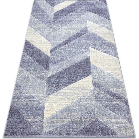 Tappeto FEEL 5673/17944 a spina di pesce beige/violet purple 160x220 cm