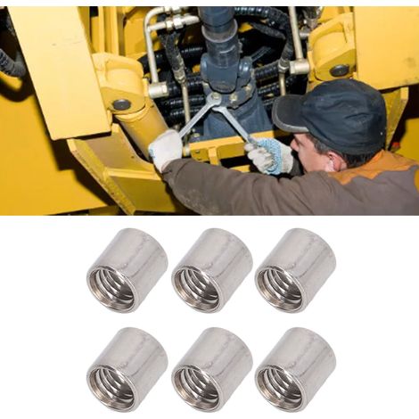 Kit d'écrous de raccordement cylindriques à filetage interne M81,25-10-L10mm (50 pièces) (1/5)