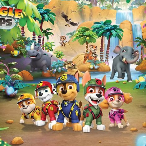 papier peint panoramique PAW Patrol - La Pat' Patrouille multicolore  - Sanders & Sanders (1/4)