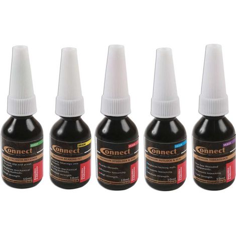 Frein filet et fixation assortis 5 flacons de 10 ml