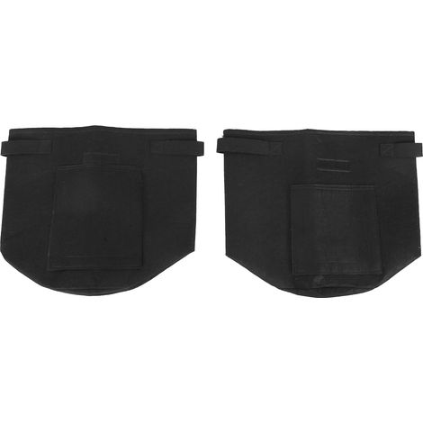 Lot de 2 sacs de culture noirs pour plantes, potager et légumes, outils de jardinage extérieur. (1/5)