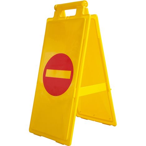 Etiquette danger, avec pictogramme : Entrée interdite ( Prix pour 1 )