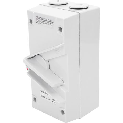 Interrupteur sectionneur étanche 3 phases 4 pôles anti-poussière manuel pour usage industriel CF-4P35A (1/5)