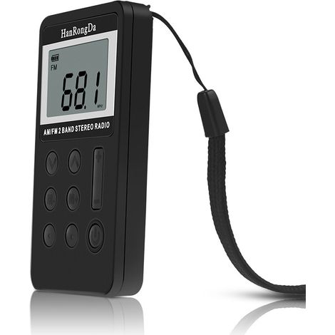 Kindfiber OÜ-Radio de Poche Portable Mini Récepteur AM FM Personnel  , Convient pour la Course à Pied, la randonnée, Le Camping (1/5)