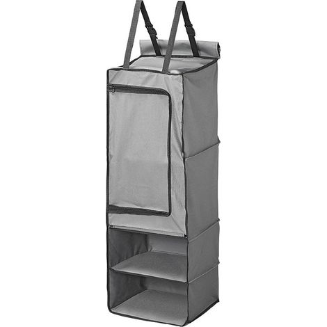 Organizer 4 tasche 34 x 34 x 96 cm con tasca con zip + kador da 7 mm